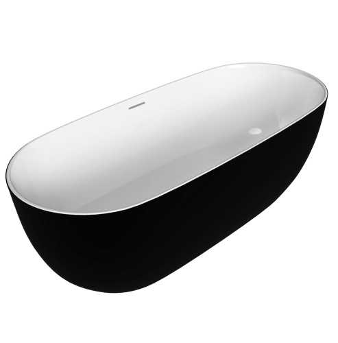 Ванна акриловая Grossman Classic GR-2502MB 160х80 отдельностоящая овальная